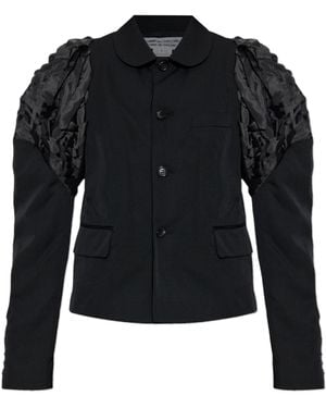 Comme des Garçons Long-Sleeved Suit Jacket - Black