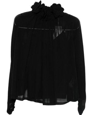 Zimmermann Long-Sleeved Blouse - Black