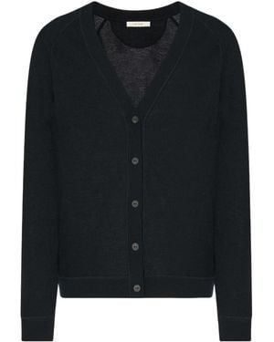 The Row Liberty Cashmere Cardigan - Black