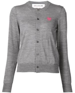 Comme des Garçons Ribbon Detail Cardigan - Gray