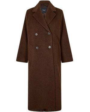 Weekend by Maxmara Structured Long Coat - Brown