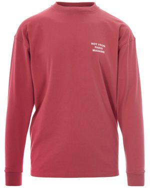 Drole de Monsieur Long-Sleeves T-Shirt - Red