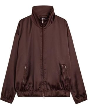 Y-3 X Wales Bonner Satin Jacket - Brown