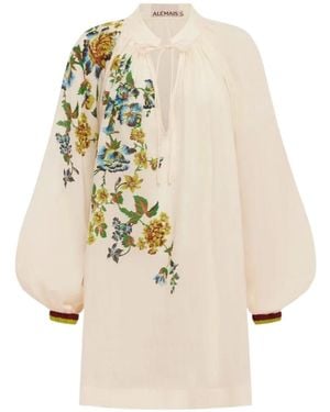ALÉMAIS Phyllis Mini Dress - Natural