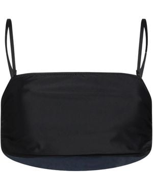 Ganni Minimalist Strapless Bikini - Black