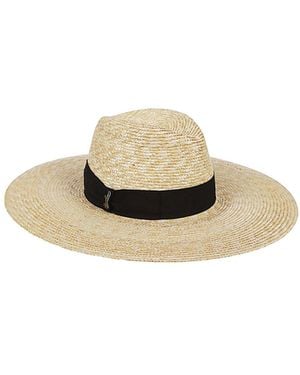 Borsalino Wide-Brim Hat - Metallic