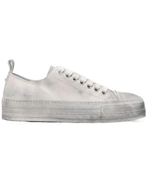 Ann Demeulemeester Distressed-Finish Trainers - Grey