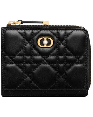 Dior Jolie Sakura Wallet - Black