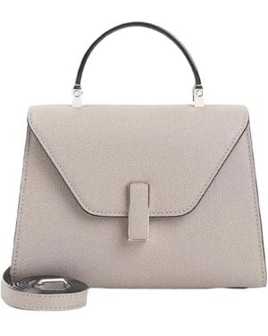 Valextra Iside Crossbody Micro Bag - Grey