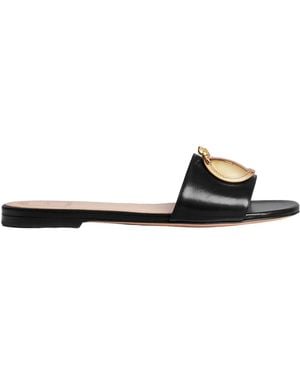 Dior Médaillon Buckle Slide - Black