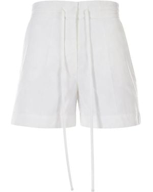 P.A.R.O.S.H. Drawstring Shorts - White