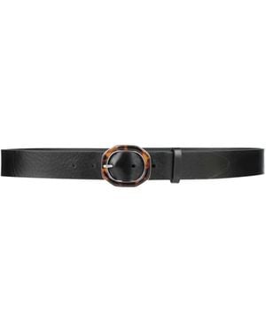 Rag & Bone Minimalist Genuine Leather Belt - White