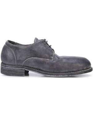 Guidi 992 Lacing Oxford Shoes - Gray