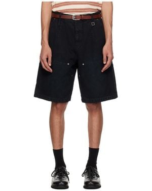 WOOYOUNGMI Studded Details Shorts - Black