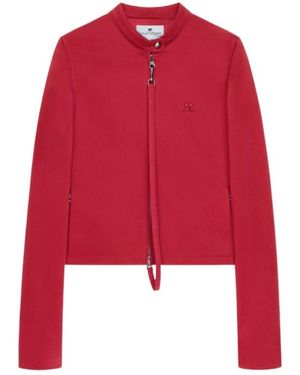 Courreges Courrges Zip-Up City Jacket - Red