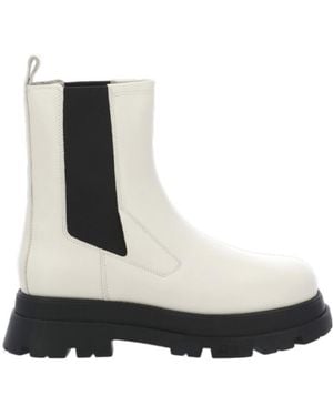 Ash Elasticated Ankle Boots - White
