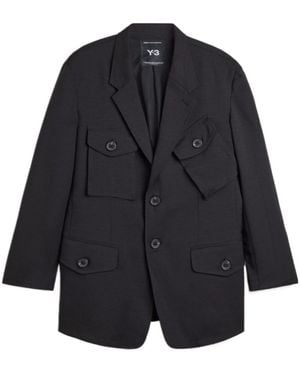 Y-3 Sport Uniform Chore Coat - Blue