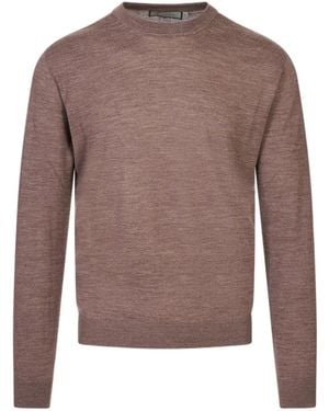 Canali Crew-Neck Jumper - Brown