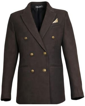 Circolo 1901 Long-Sleeved Suit Jacket - Black
