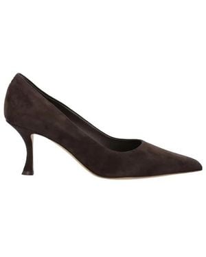 Ferragamo Pointed High Heels - Brown
