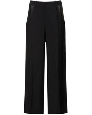 Mugler Pleated Slouch Trousers - Black