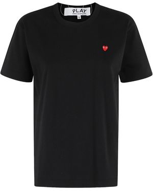 COMME DES GARÇONS PLAY Crew Neck T-Shirt - Black