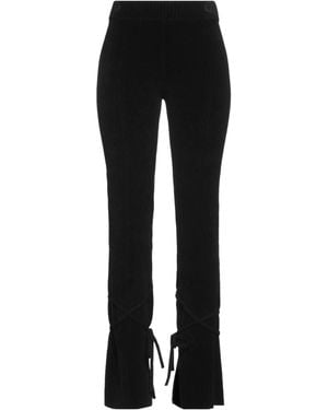 Jacquemus Solid-Color Knit Pants - Black