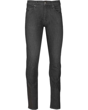 Emporio Armani Straight-Leg Stretch Jeans - Grey