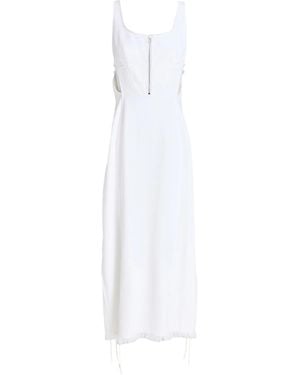 Jacquemus Sleeveless Solid-Color Dress - White