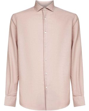 ZEGNA Long Sleeve Shirt - Pink