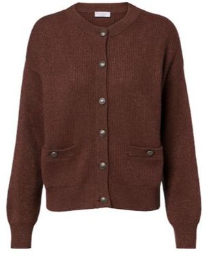 Brunello Cucinelli Cashmere-Blend Cardigan - Brown