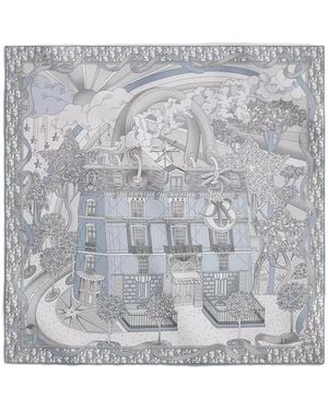 Dior Avenue90 Square Scarf - Grey