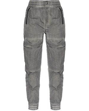 DIESEL P-Ride Zip-Pocket Cargo Pants - Gray