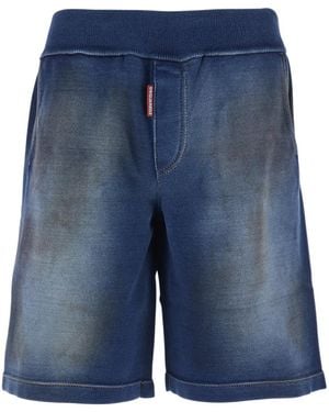 DSquared² Elasticated Waistband Shorts - Blue