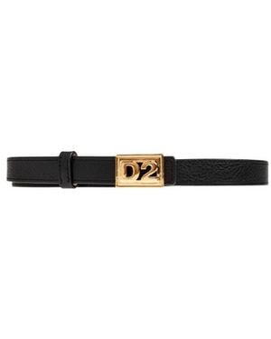 DSquared² Buckle Belt - White