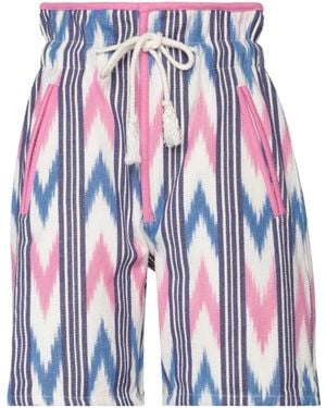 Isabel Marant Drawstring Belt Shorts - Blue