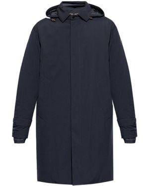 Moncler Larezila Hooded Coat - Blue