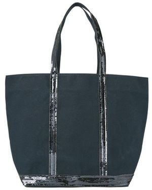 Vanessa Bruno Large Cabas Sequin-Embellished Tote Bag - Black
