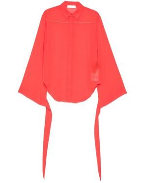 Frankie Shop Long Sleeve Shirt - Red