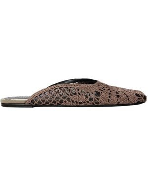 Magda Butrym Mule Slippers - Brown