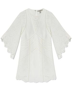 AllSaints Eyelet Mini Dress - White
