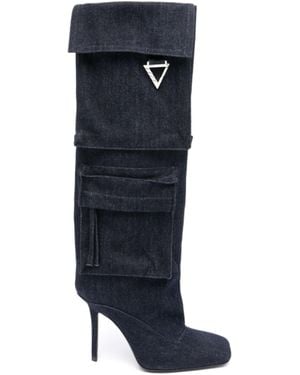 The Attico Sienna 105Mm Boots - Blue