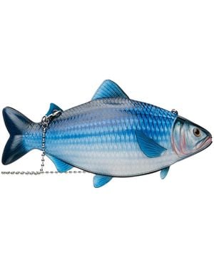 Moschino Fish Chain Shoulder Bag - Blue