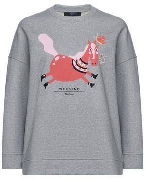Weekend by Maxmara Long-Sleeved Sweatshirt - Grey