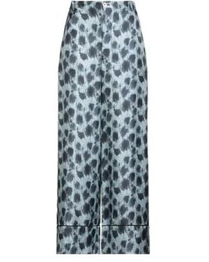 Marni Leopard-Print Pants - Blue