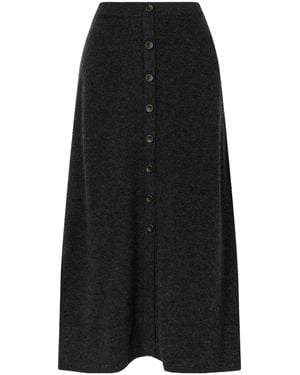 Altuzarra Callahan Cashmere Maxi Skirt - Black