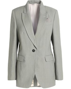 Brunello Cucinelli Single-Breasted Blazer - Gray