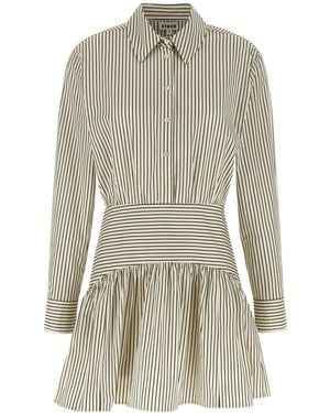 STAUD Rocco Mini Dress - Grey