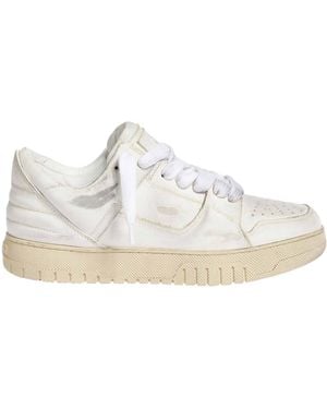1989 STUDIO Perforated Low-Top Trainers - White