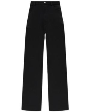 MM6 by Maison Margiela Logo-Embroidered Trousers - Black